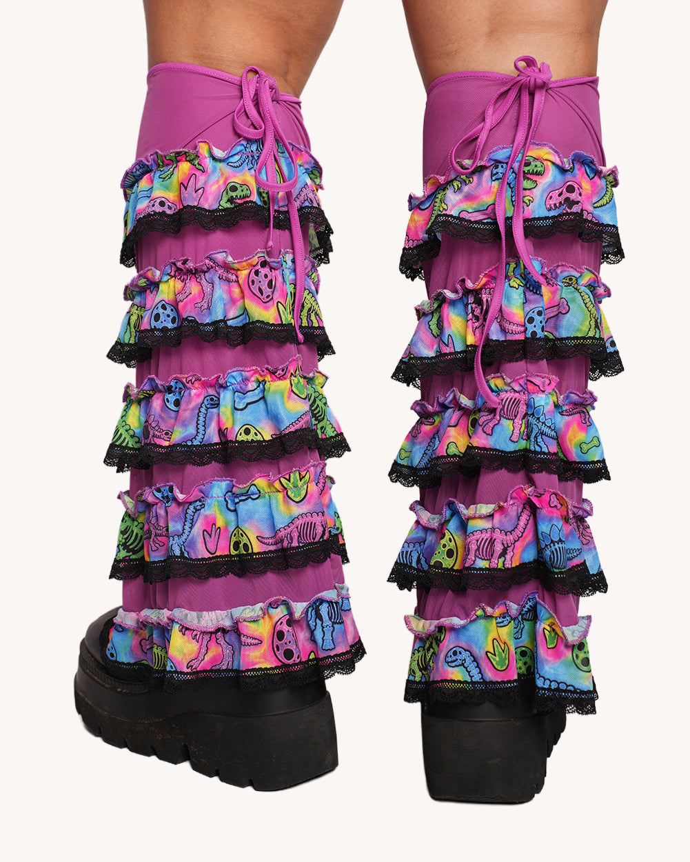 Neon Dino Boot Covers - Image 5