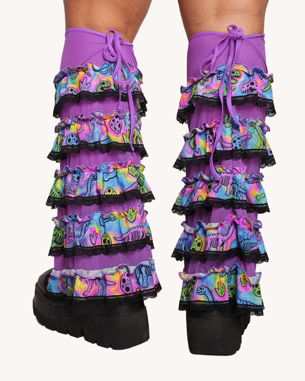 Neon Dino Boot Covers - Image 37655253614775