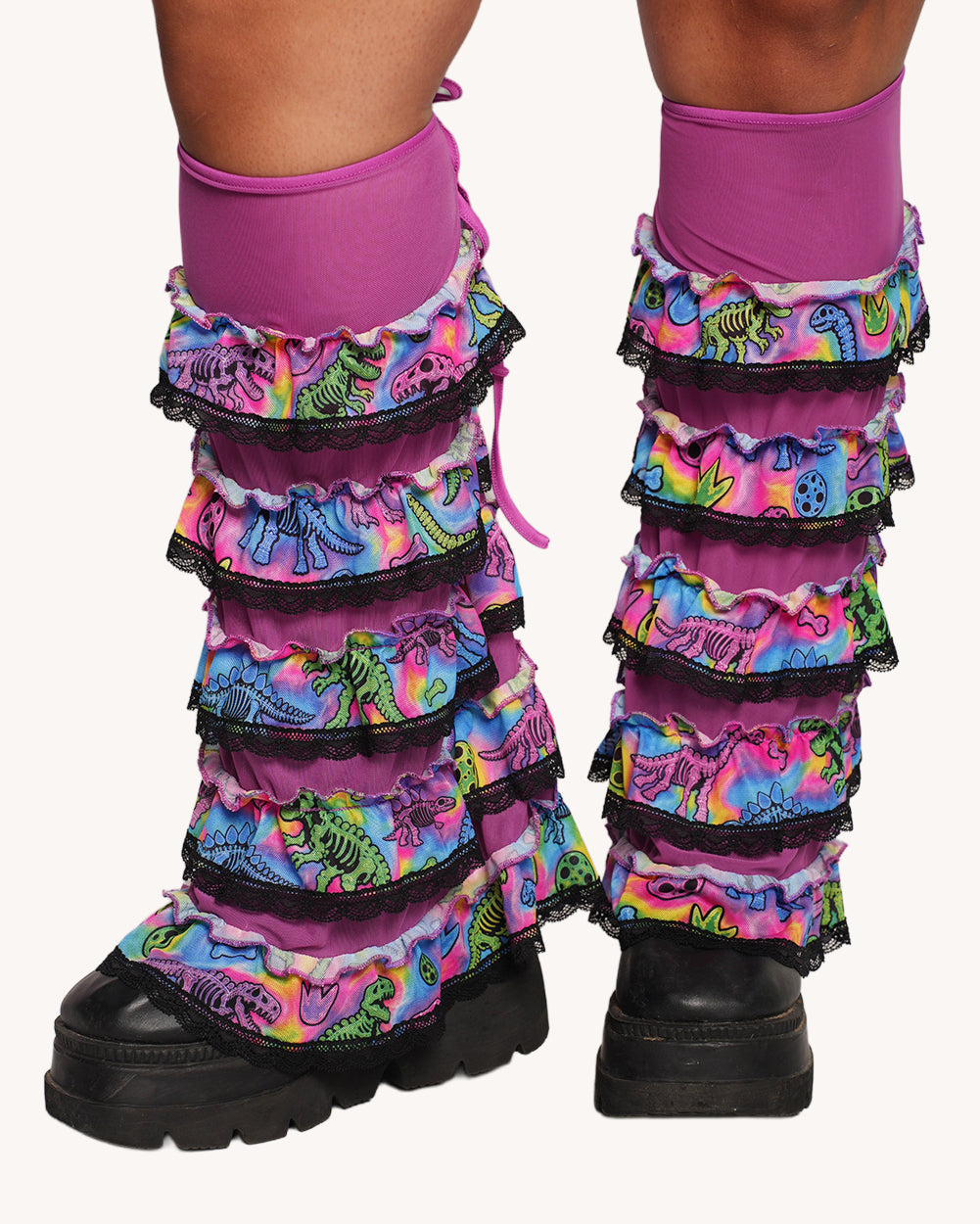 Neon Dino Boot Covers - Image 4