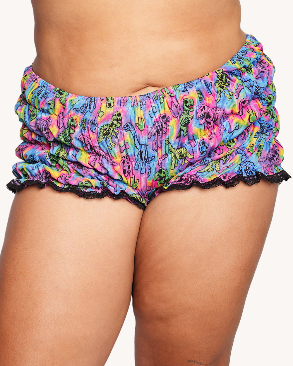Neon Dino Mesh Shorts - Image 37168286990519