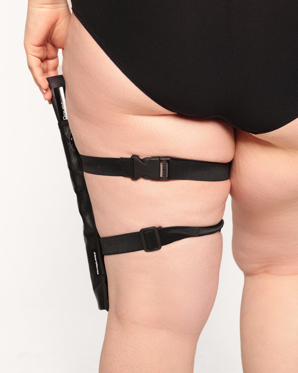 Night Rider Strap & Clip-on Faux Leather Fan Holster - Image 2