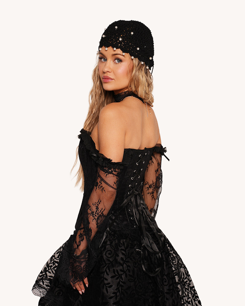 Obsidian Rose Corset Top - Image 1