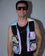 One & Only Rainbow Reflective Fishnet Vest