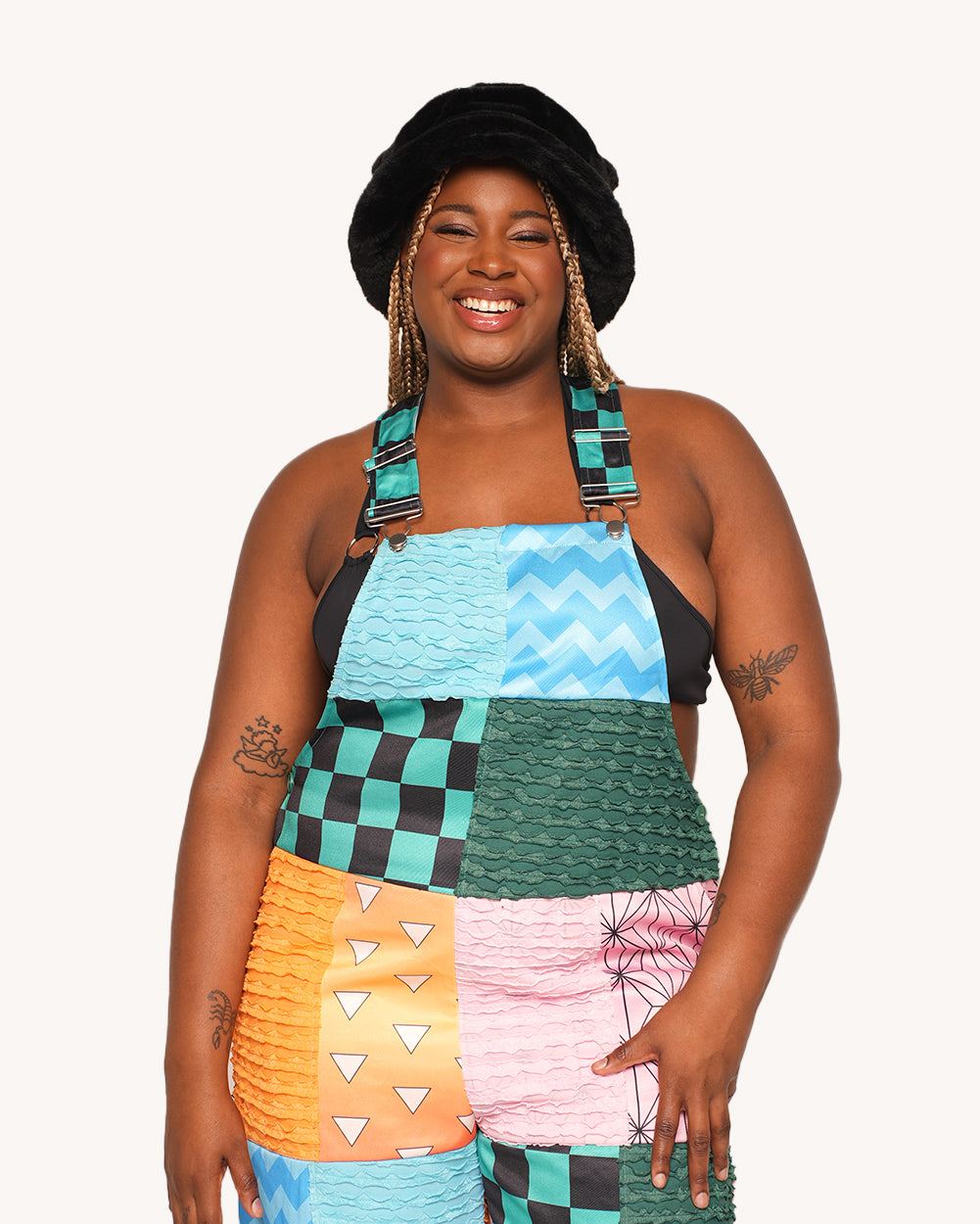 Otaku Patchwork Overalls - Image 5