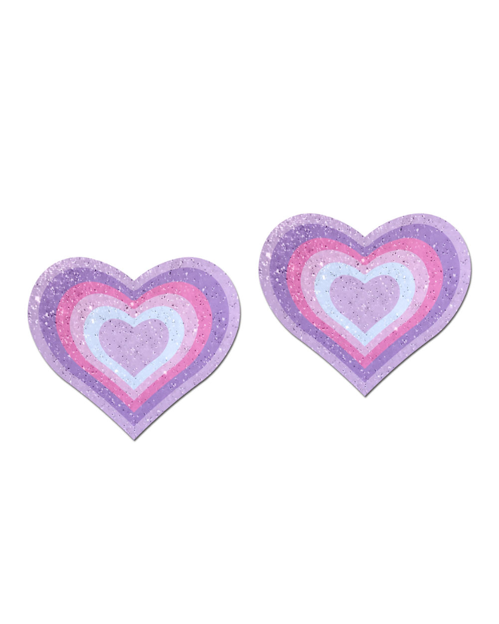 Pastease x iHR Dizzy in Love Pasties-Pink/Purple-Front