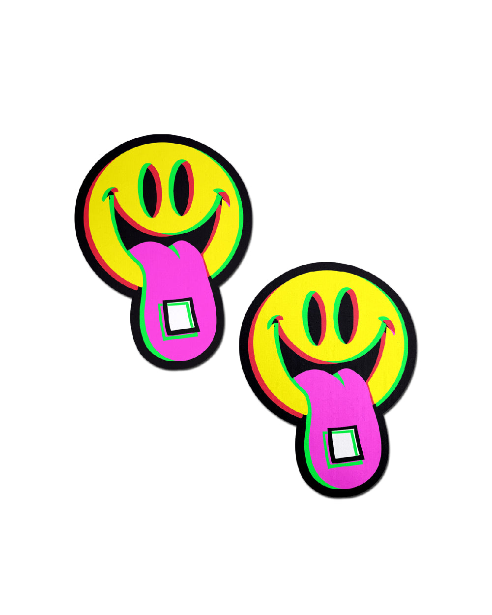 Pastease x iHR Happy Hour Pasties-Black/Blue/Pink-Front