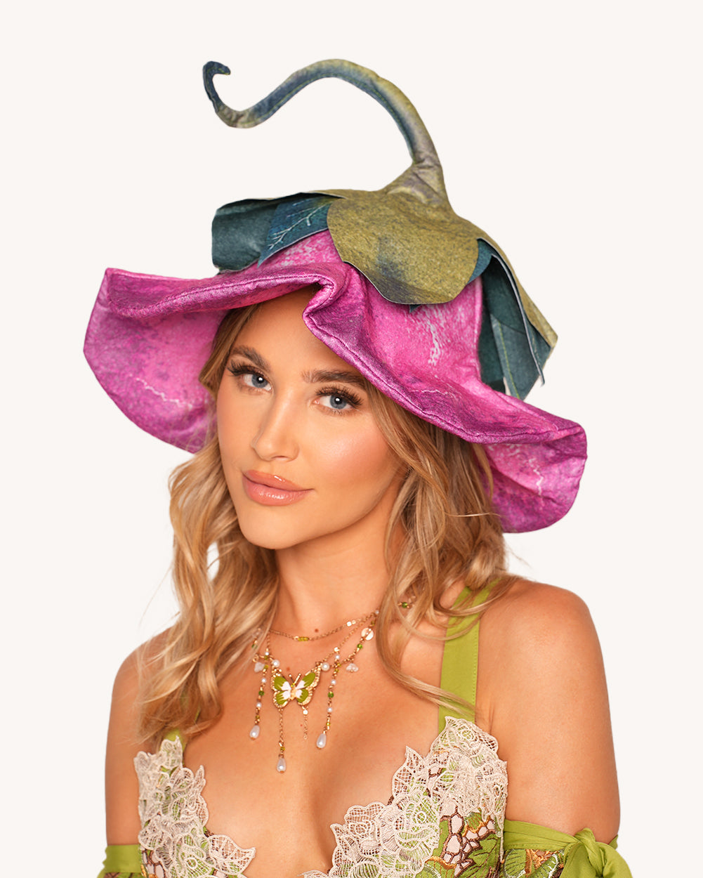 Pink Twilight Flower Hat - Image 32288846774455