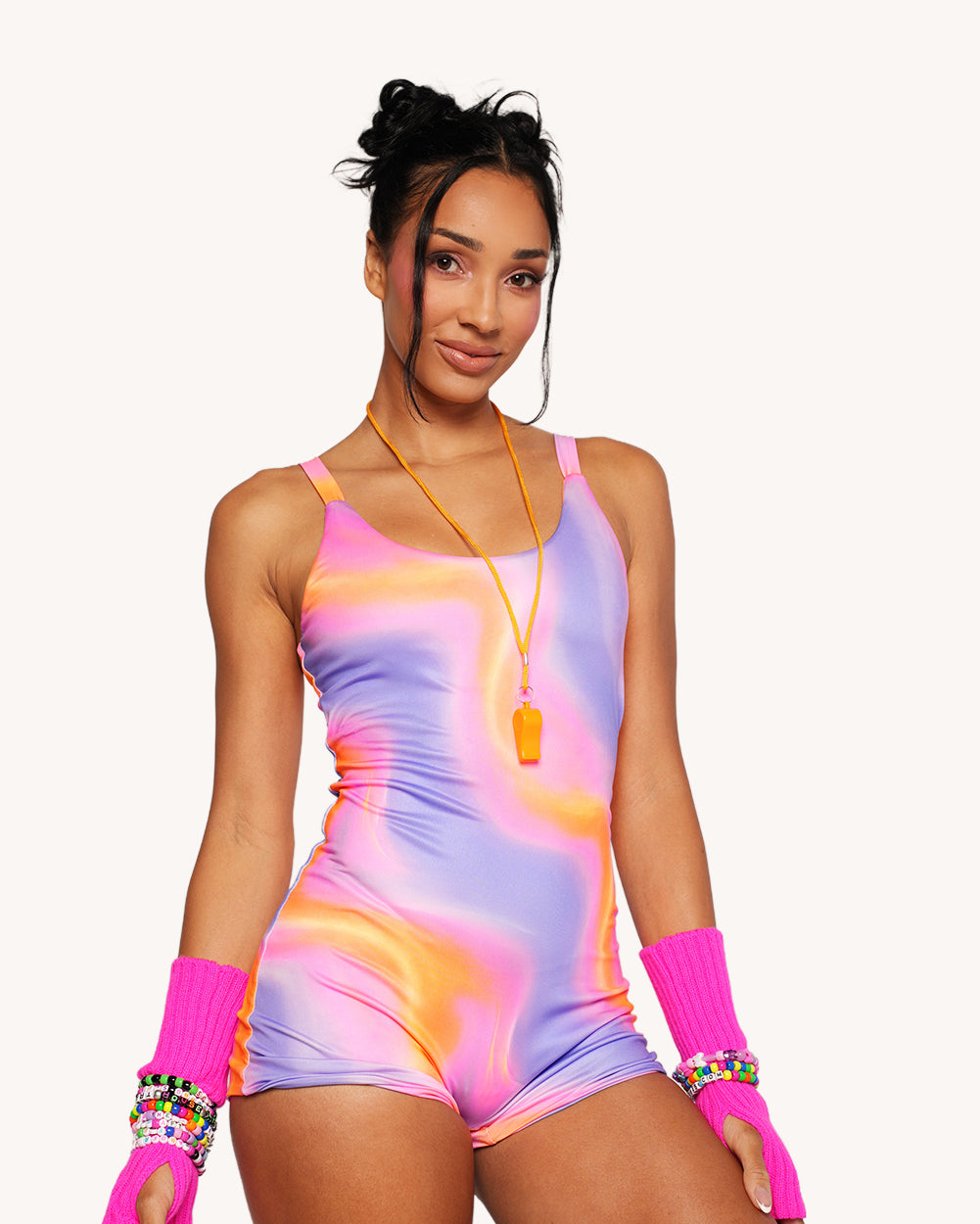 Pixxie Stixx x iHR Ecstatic Visions Romper - Image 71065759252663