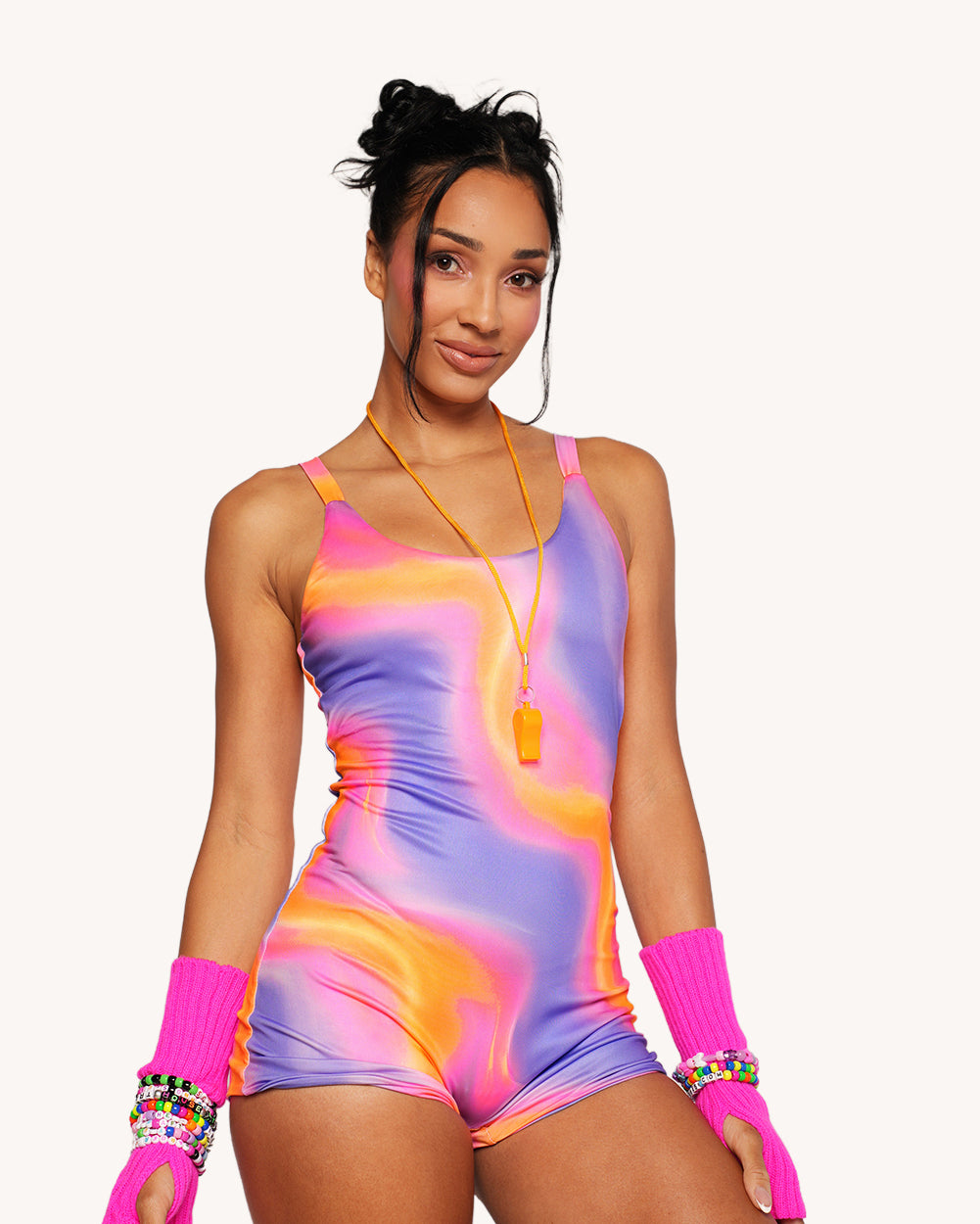 Pixxie Stixx x iHR Ecstatic Visions Romper - Image 71089739464887