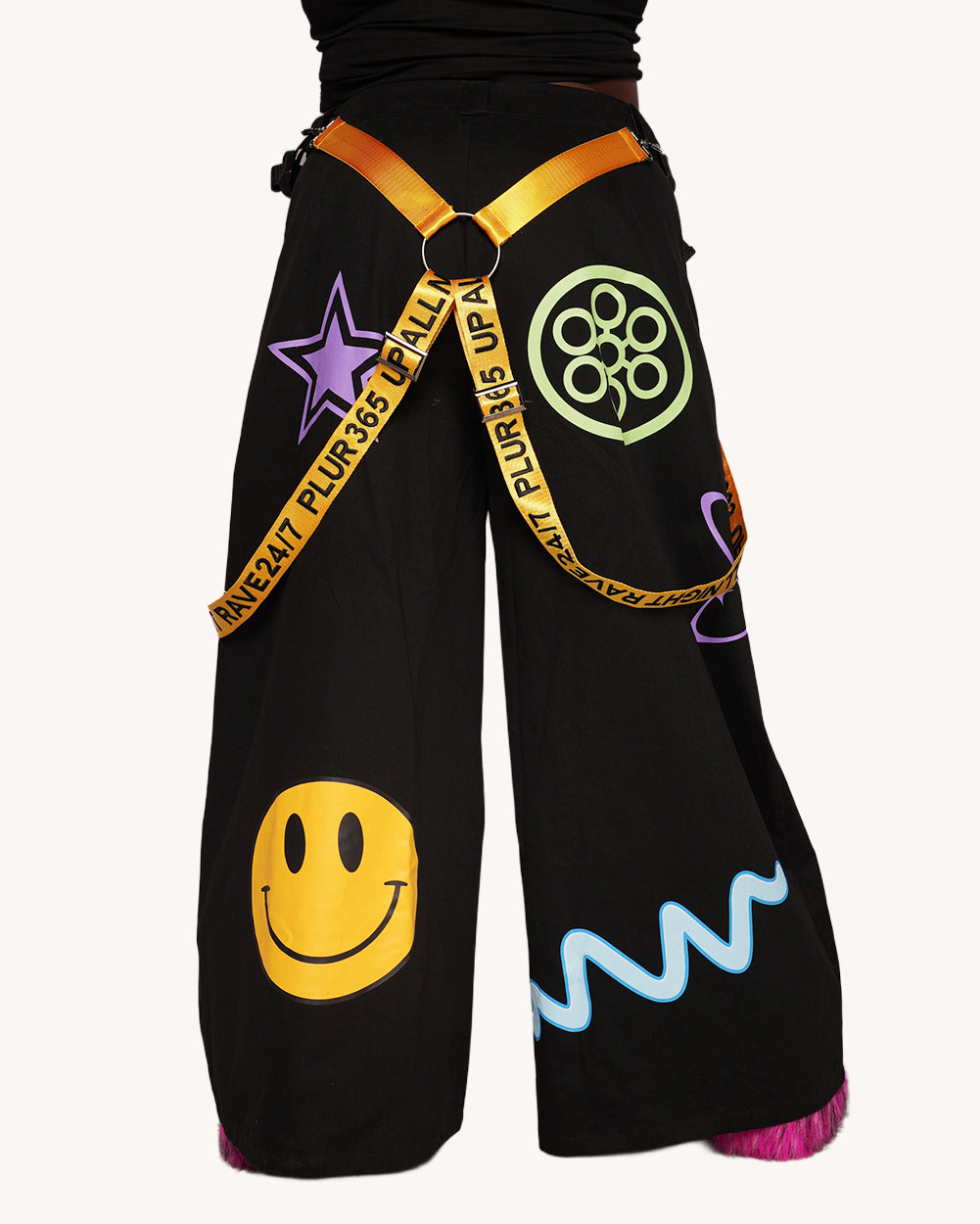 Pixxie Stixx x iHR God is a DJ Unisex Phat Pants - Image 5