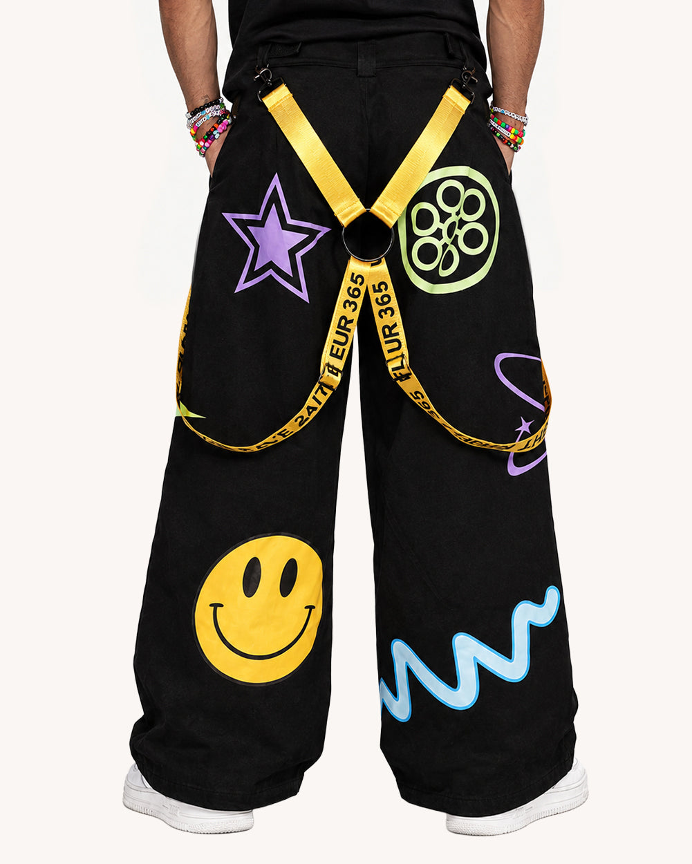 Pixxie Stixx x iHR God is a DJ Unisex Phat Pants-Men