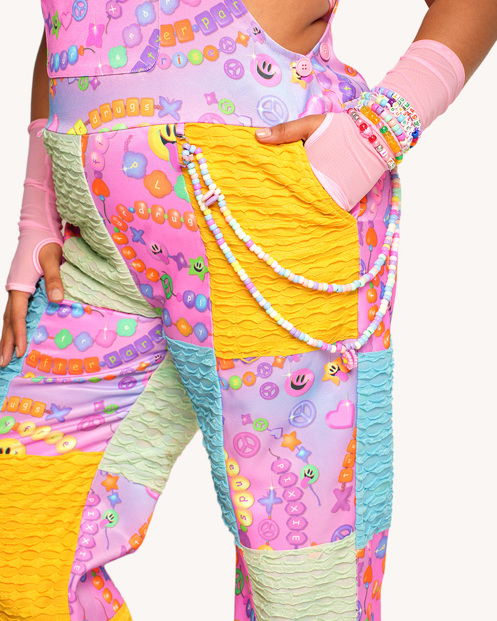 Pixxie Stixx x iHR Kandi Trip Overalls - Image 12