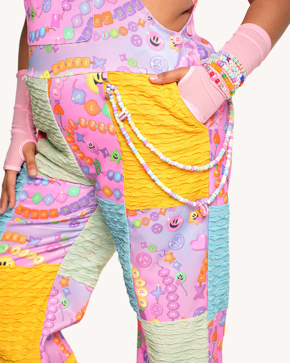 Pixxie Stixx x iHR Kandi Trip Overalls - Image 35757793935543