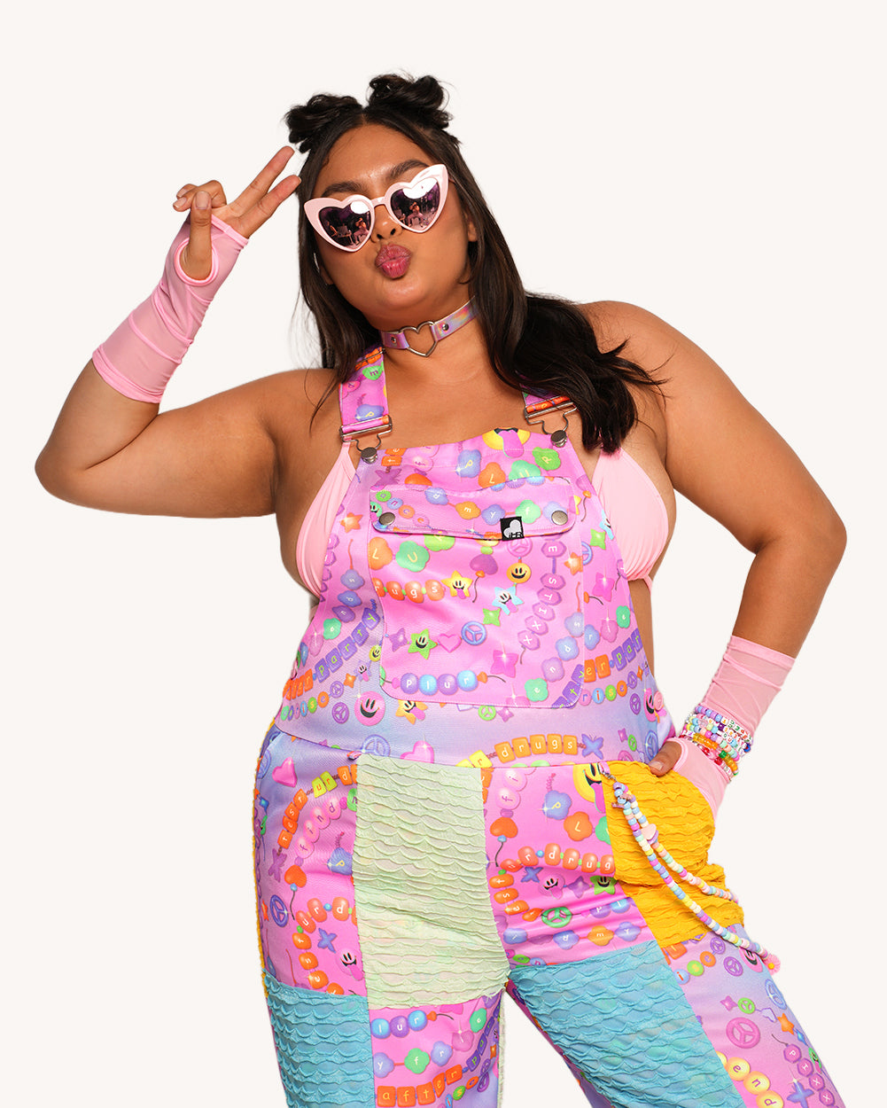 Pixxie Stixx x iHR Kandi Trip Overalls - Image 11