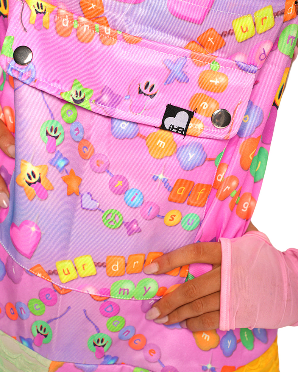 Pixxie Stixx x iHR Kandi Trip Overalls - Image 4