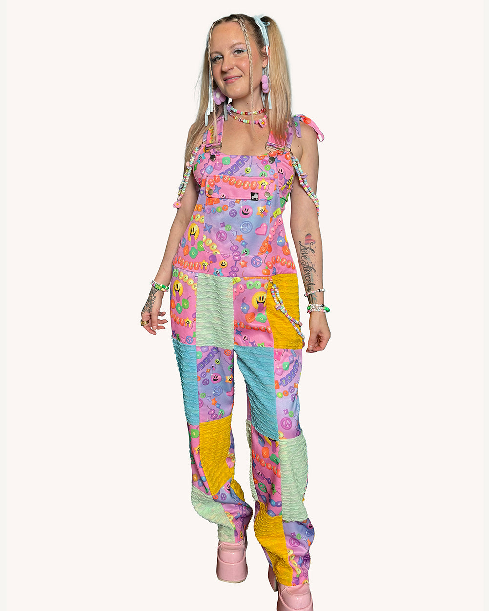 Pixxie Stixx x iHR Kandi Trip Overalls - Image 7