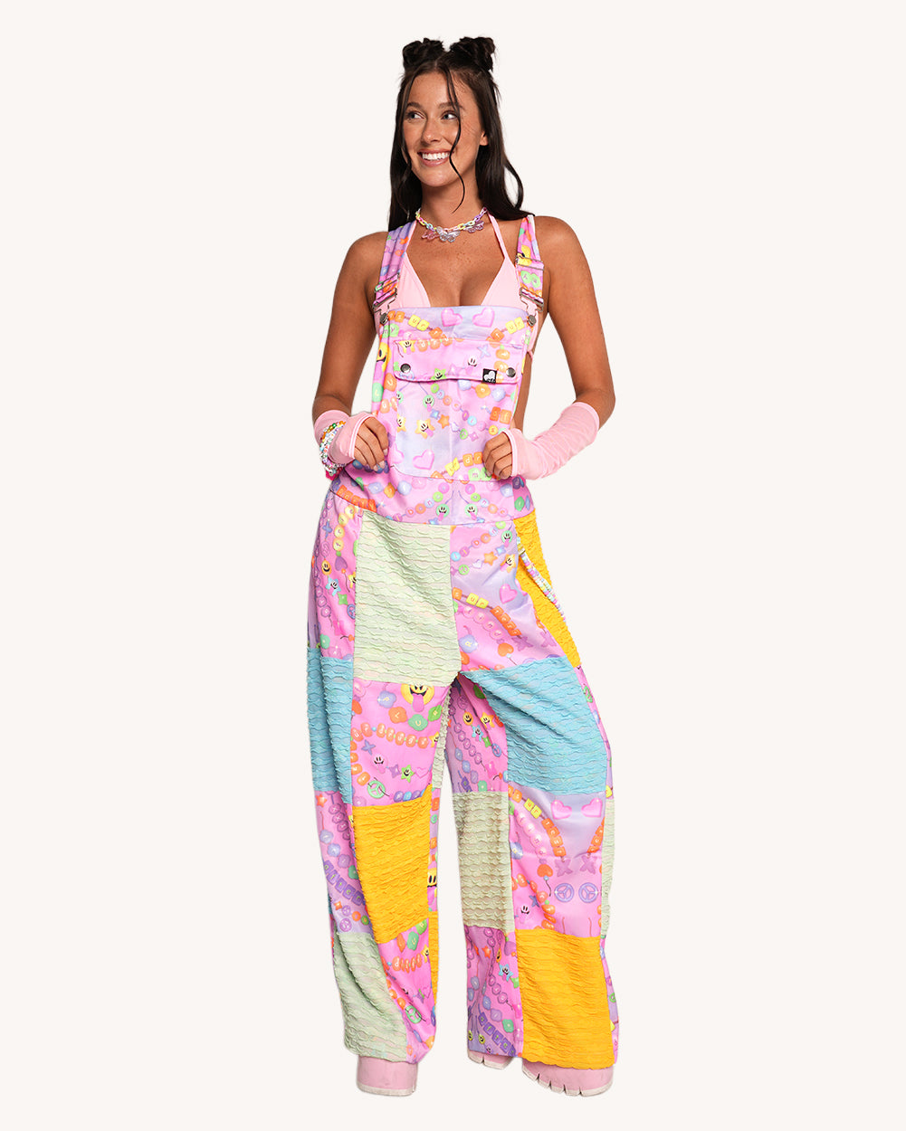 Pixxie Stixx x iHR Kandi Trip Overalls - Image 35757793640631
