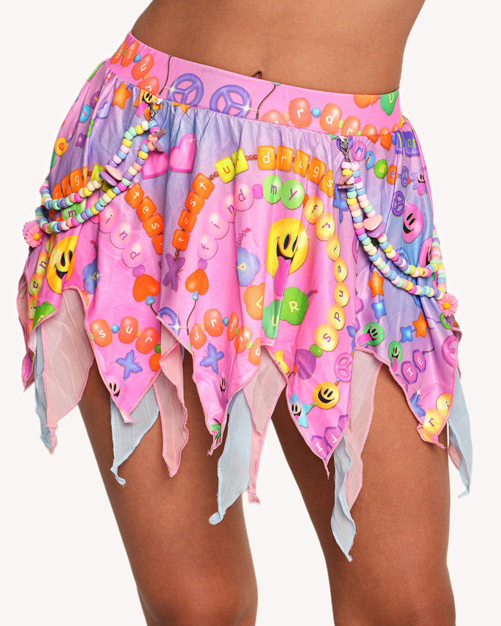 Pixxie Stixx x iHR Kandi Trip Skirt - Image 32749275021495