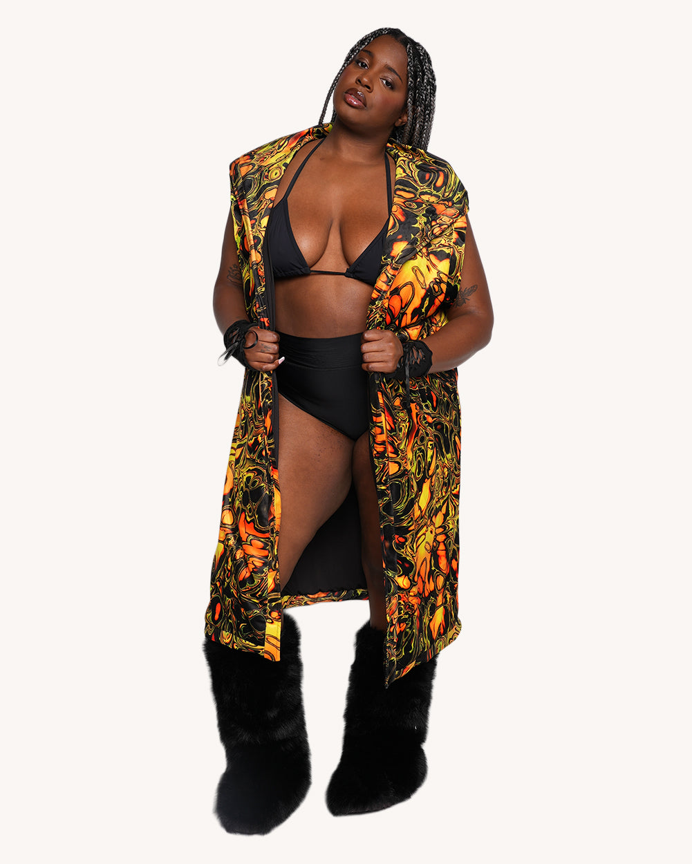 Planet Swirl Zipaway Robe - Image 35896624873655