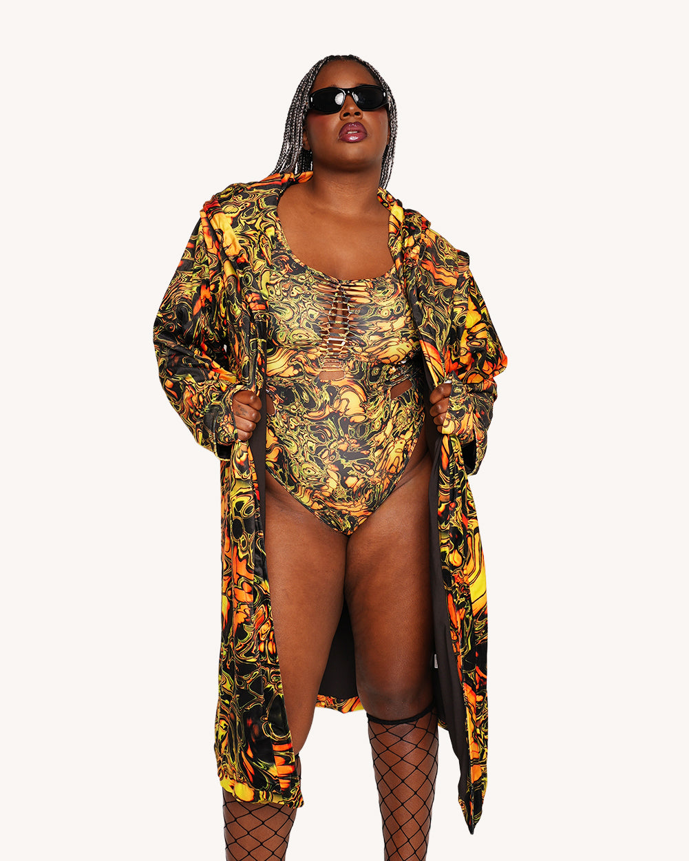 Planet Swirl Zipaway Robe - Image 4