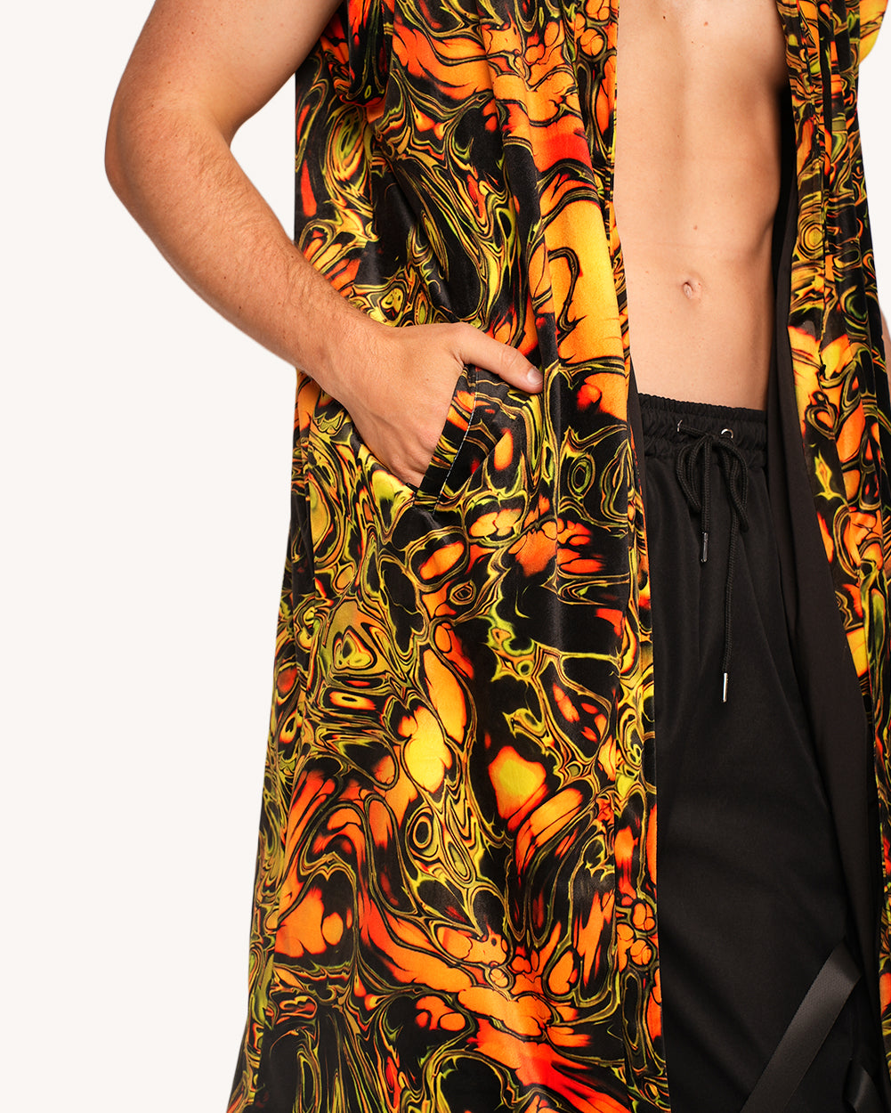 Planet Swirl Zipaway Robe - Image 5