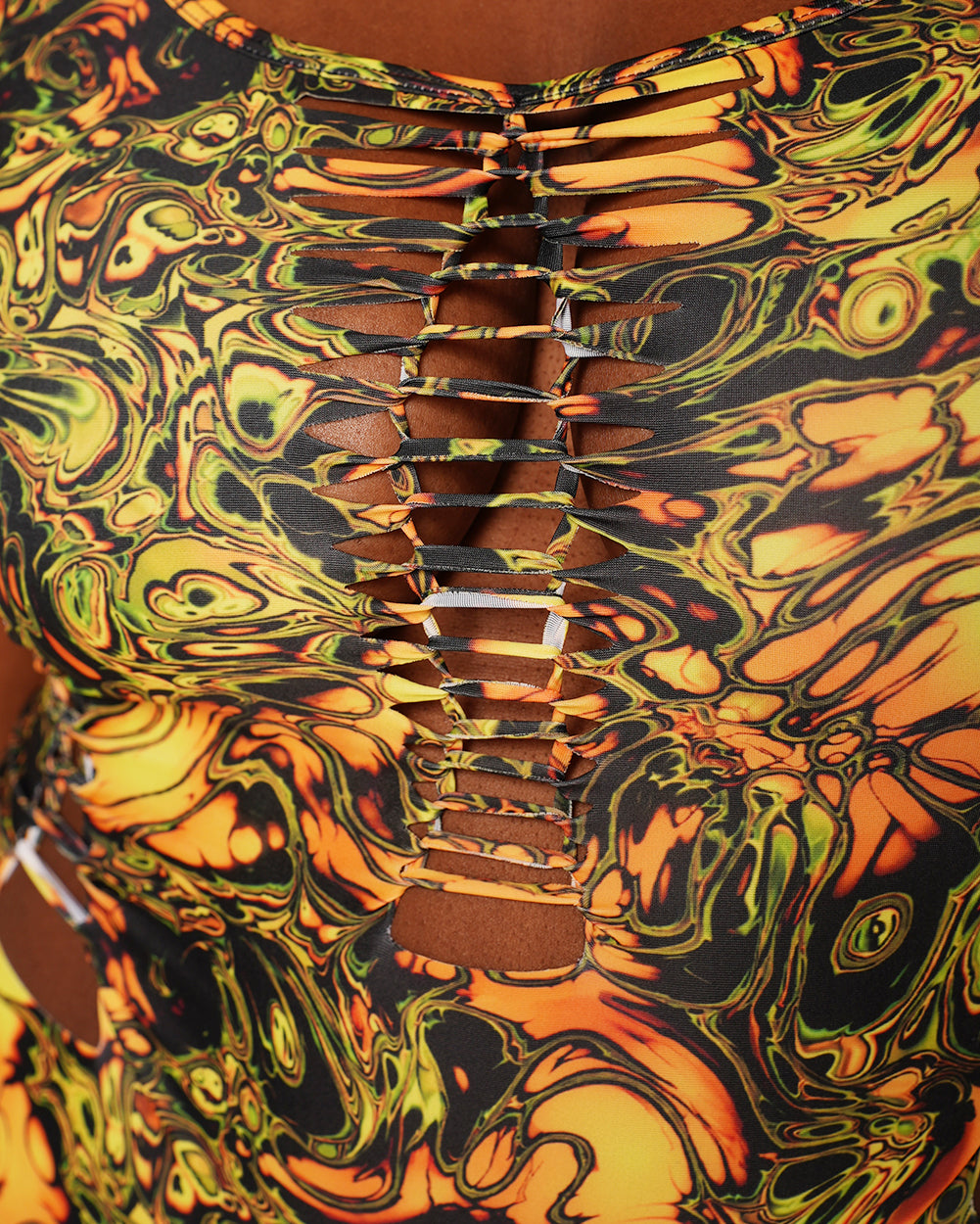 Planet Swirl Bodysuit with Sleeves - Image 6