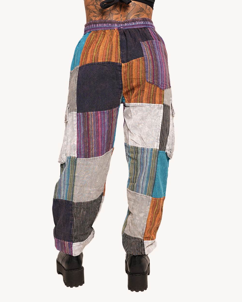 Plur Portal Unisex Harem Pants - Image 34868606369975