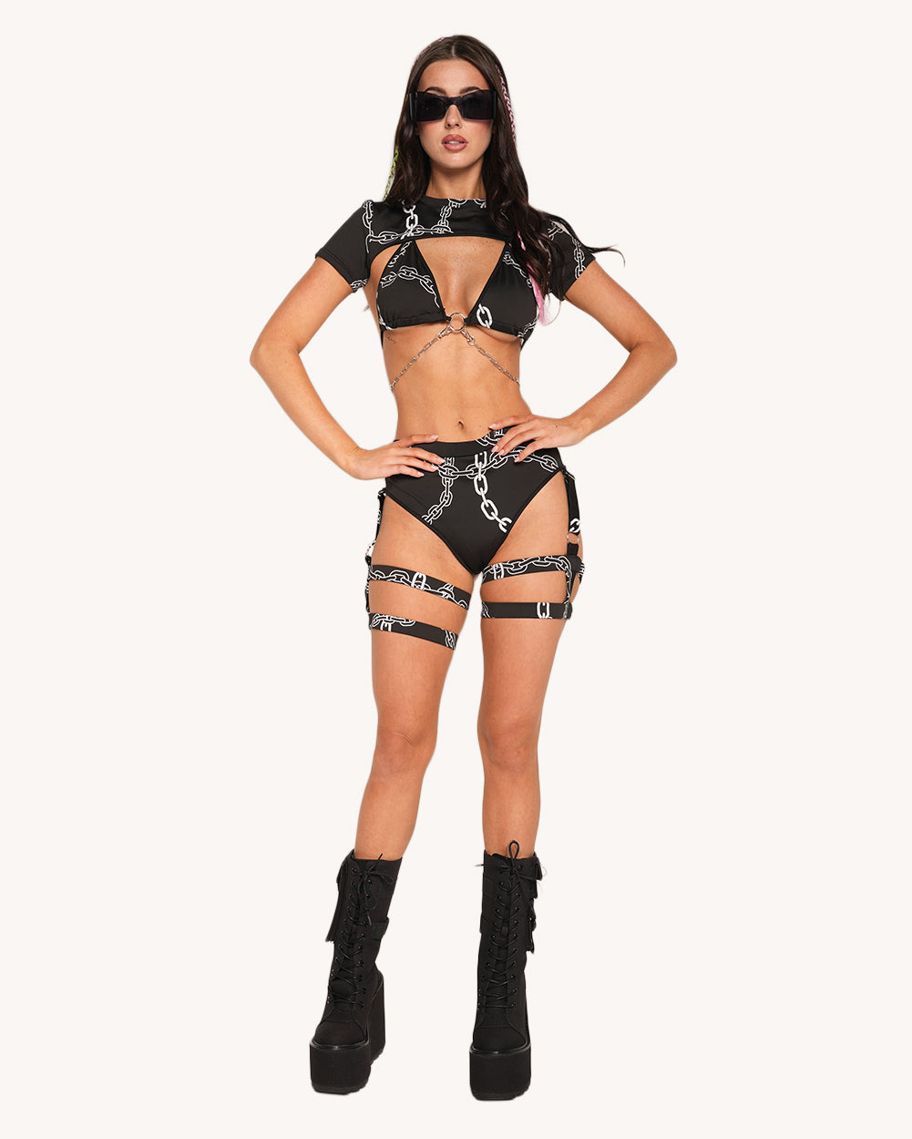 Power Surge Reflective Top with Ultra Crop - Image 4