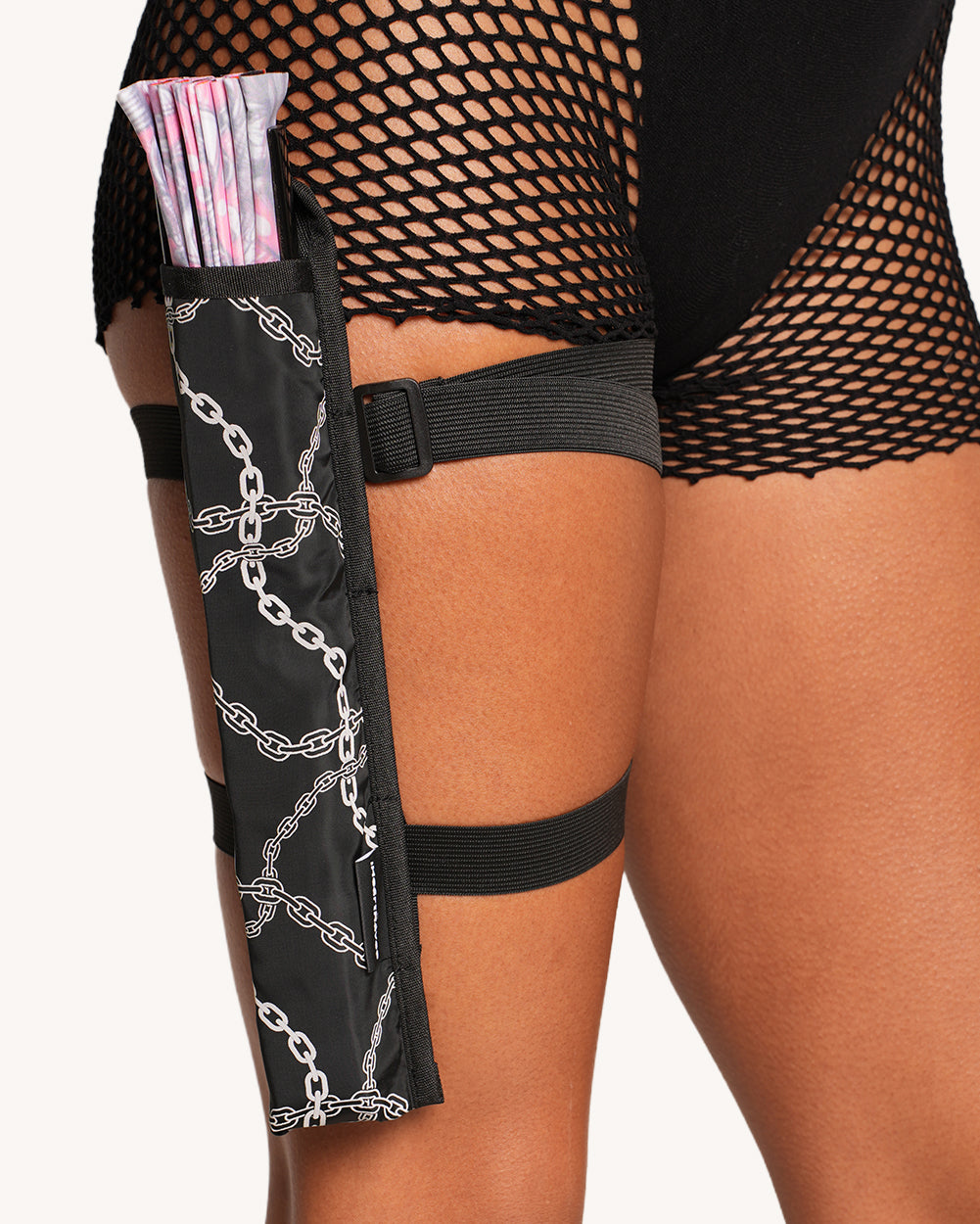 Power Surge Silver Reflective Fan Holster - Image 33081310740663