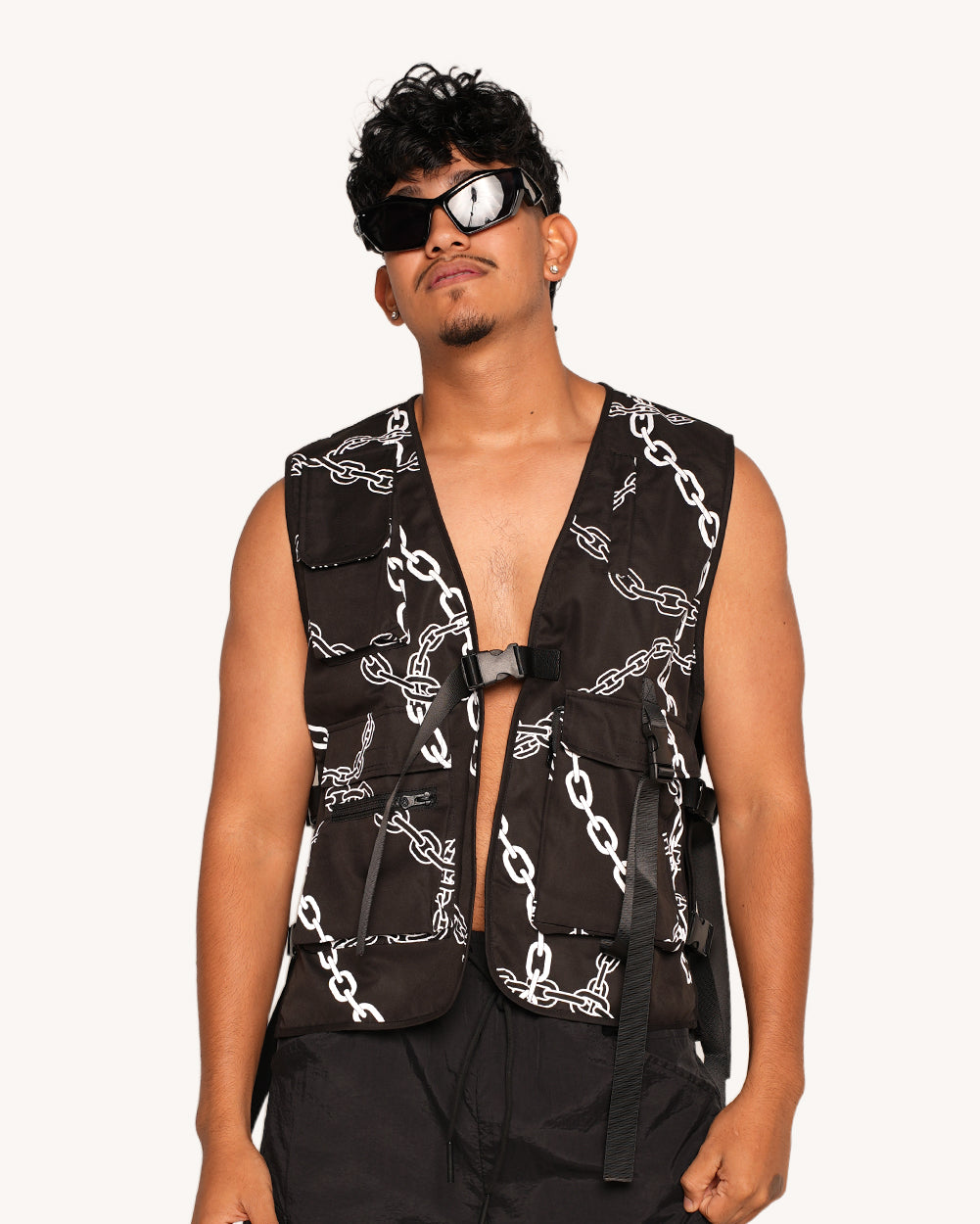 Power Surge Silver Reflective Vest-Men