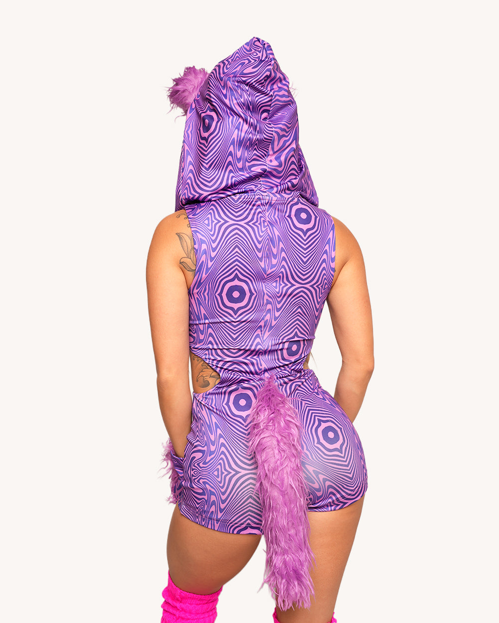 Purr & PLUR Romper with Sleeves - Image 3