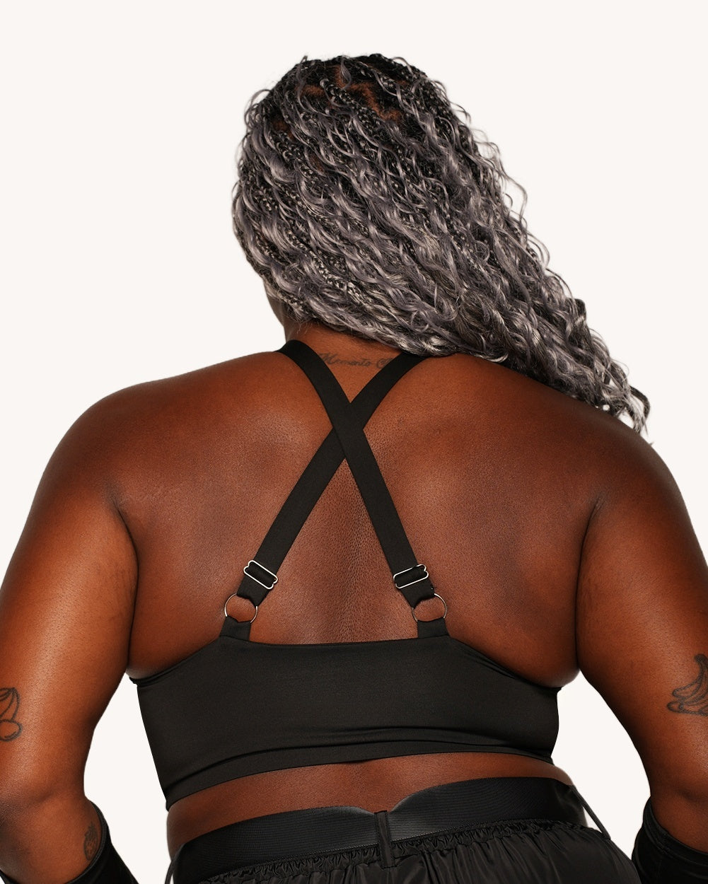 Push the Tempo Crop Top with Sleeves - Image 38397530079415
