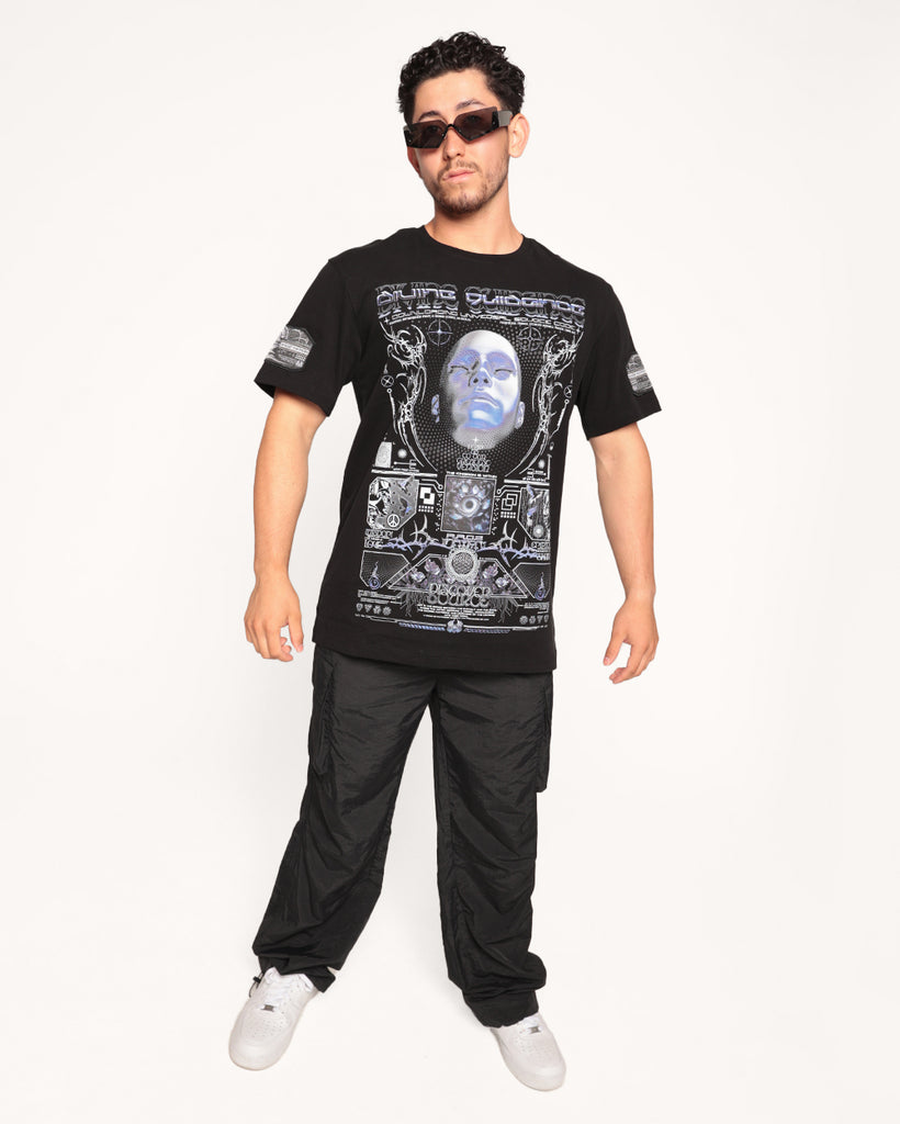 Rage Nation Divine Guidance Tee-Black/Blue-Regular-Full 2--Eric2---L