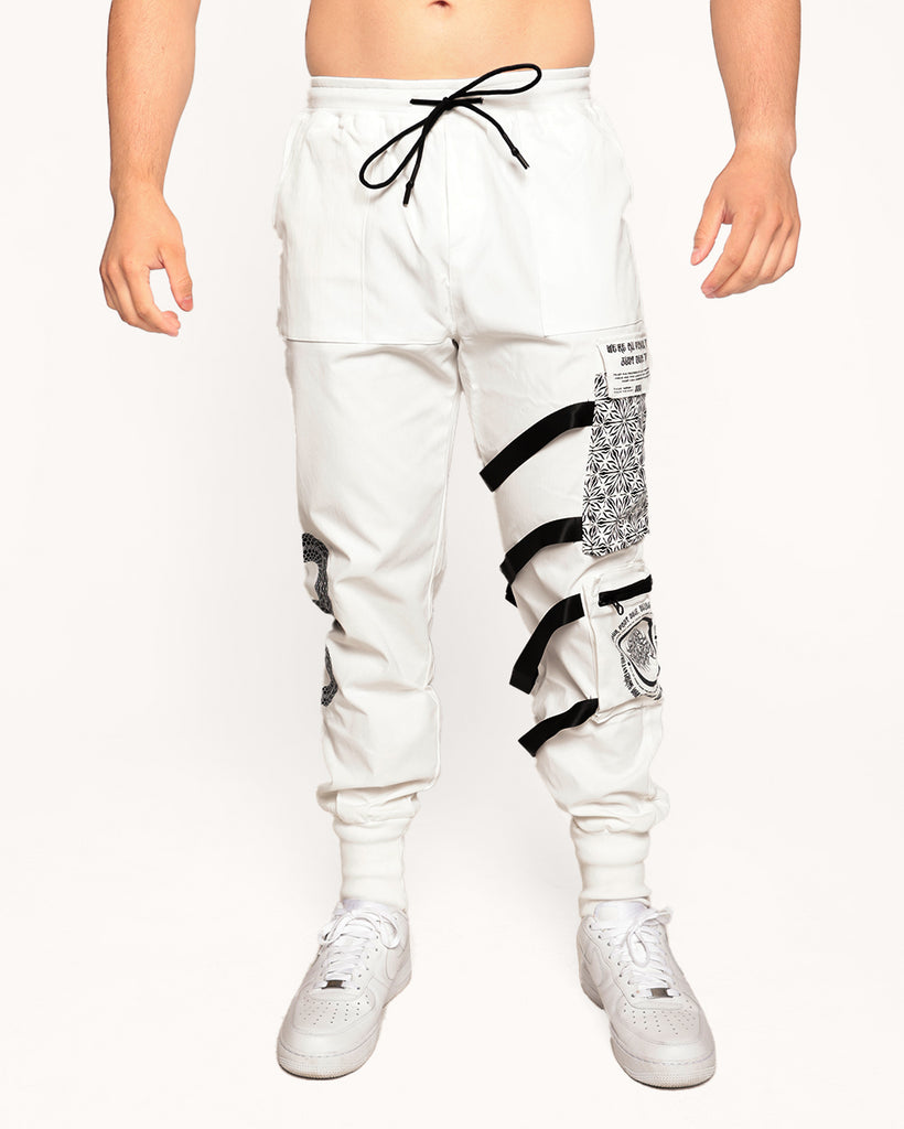 Rage Nation Dont Trip V2 Tactical Joggers-White-Regular-Front--Eric2---L