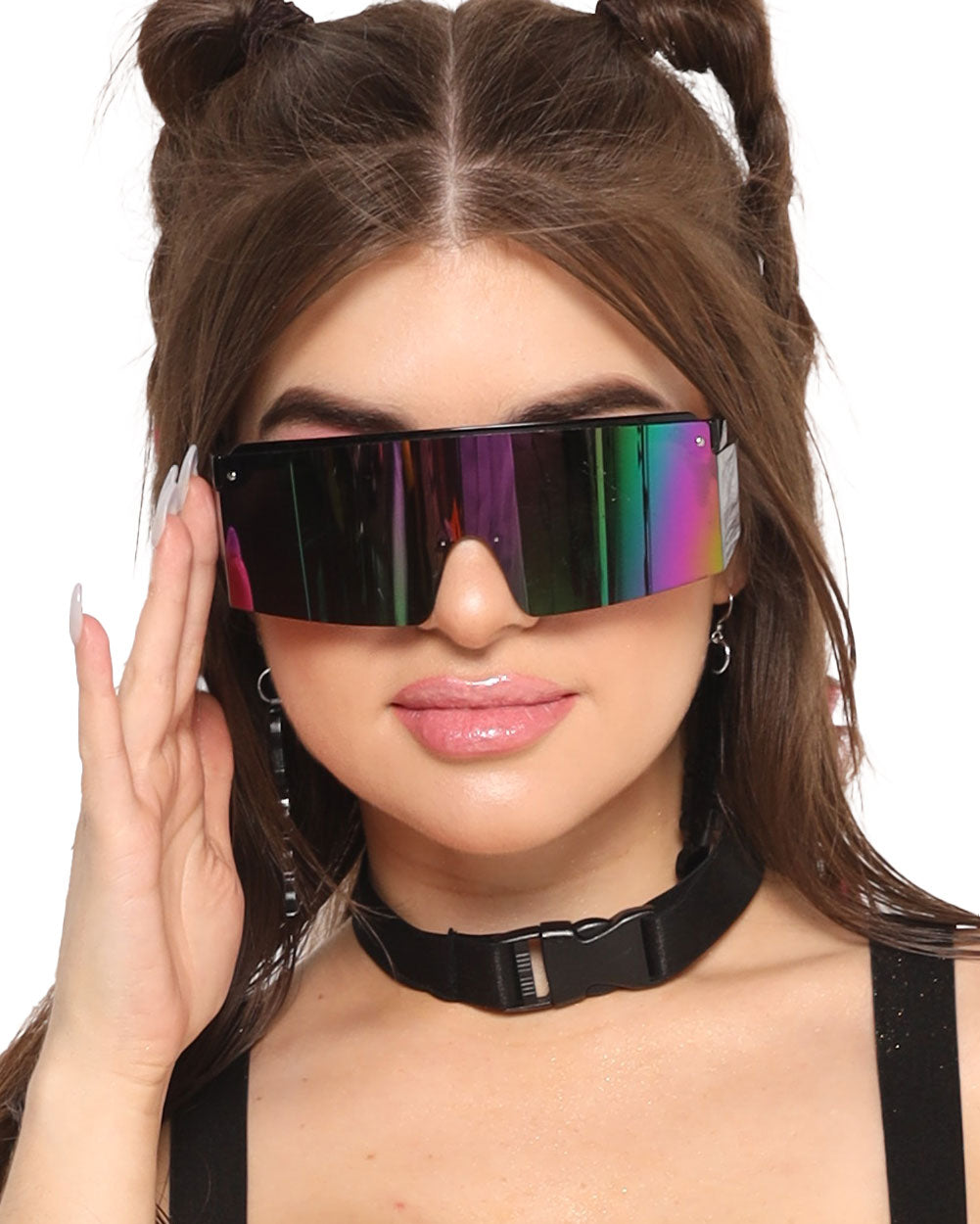 Rainbow Chaser Sunglasses-Rainbow-Front