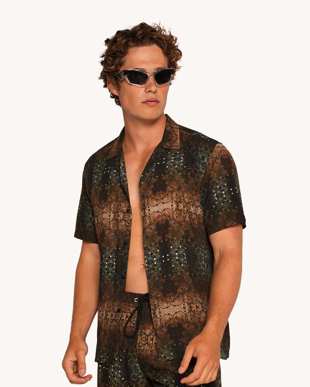 Raptor's Wake Camp Shirt-Men