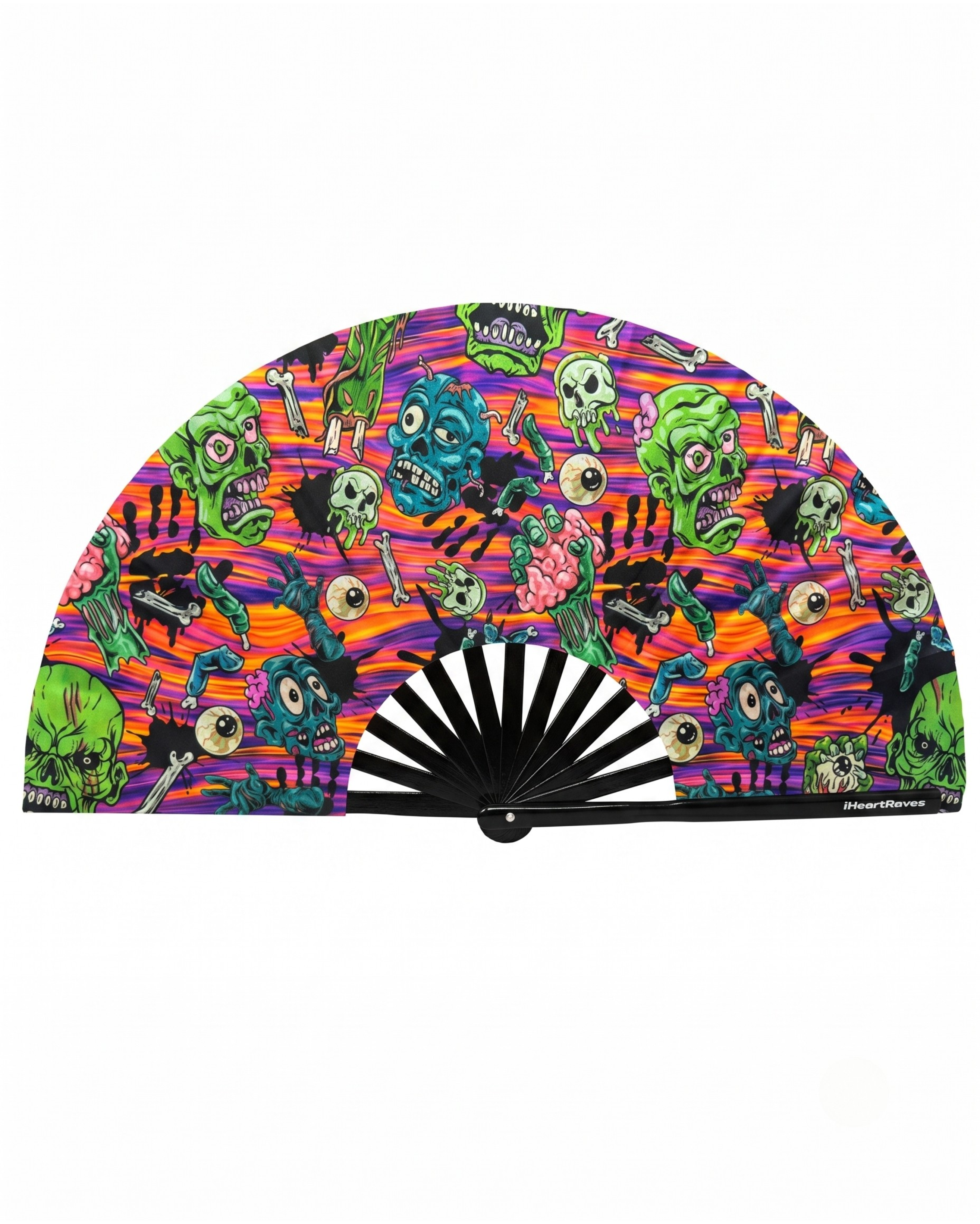 Rave with the Undead Hand Fan - Image 35762195988663