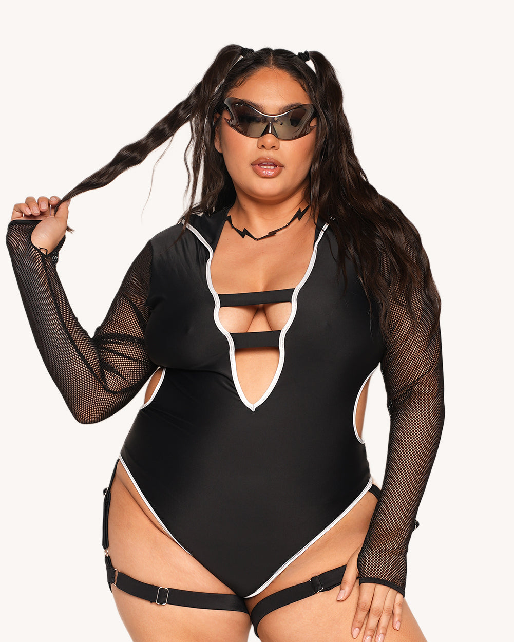 Reckless Bodysuit with Hood - Image 5
