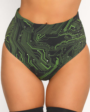 Recycled Fabric Cyber Matrix Bottoms