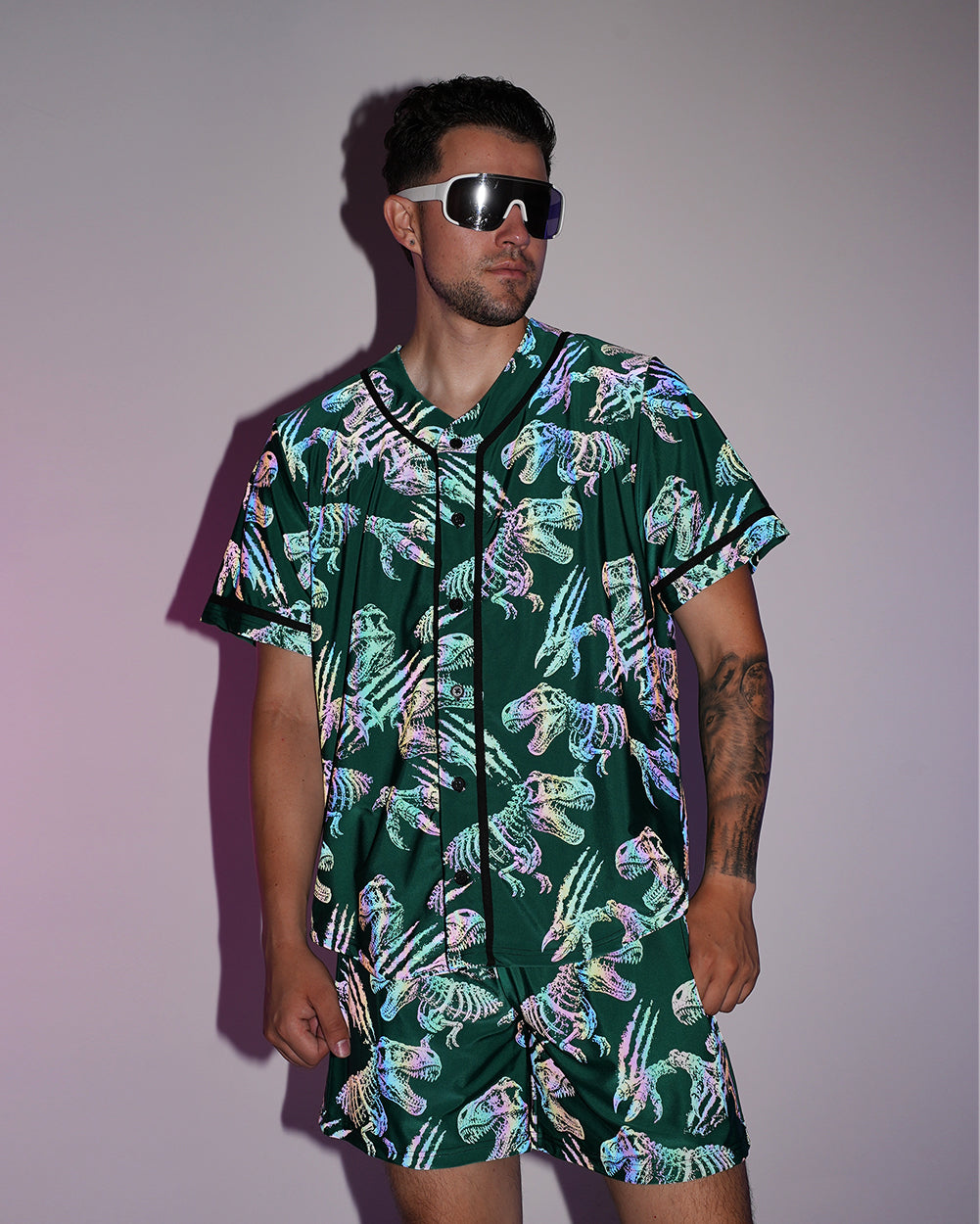 Reflective Rex Baseball Jersey - Image 37058834727095