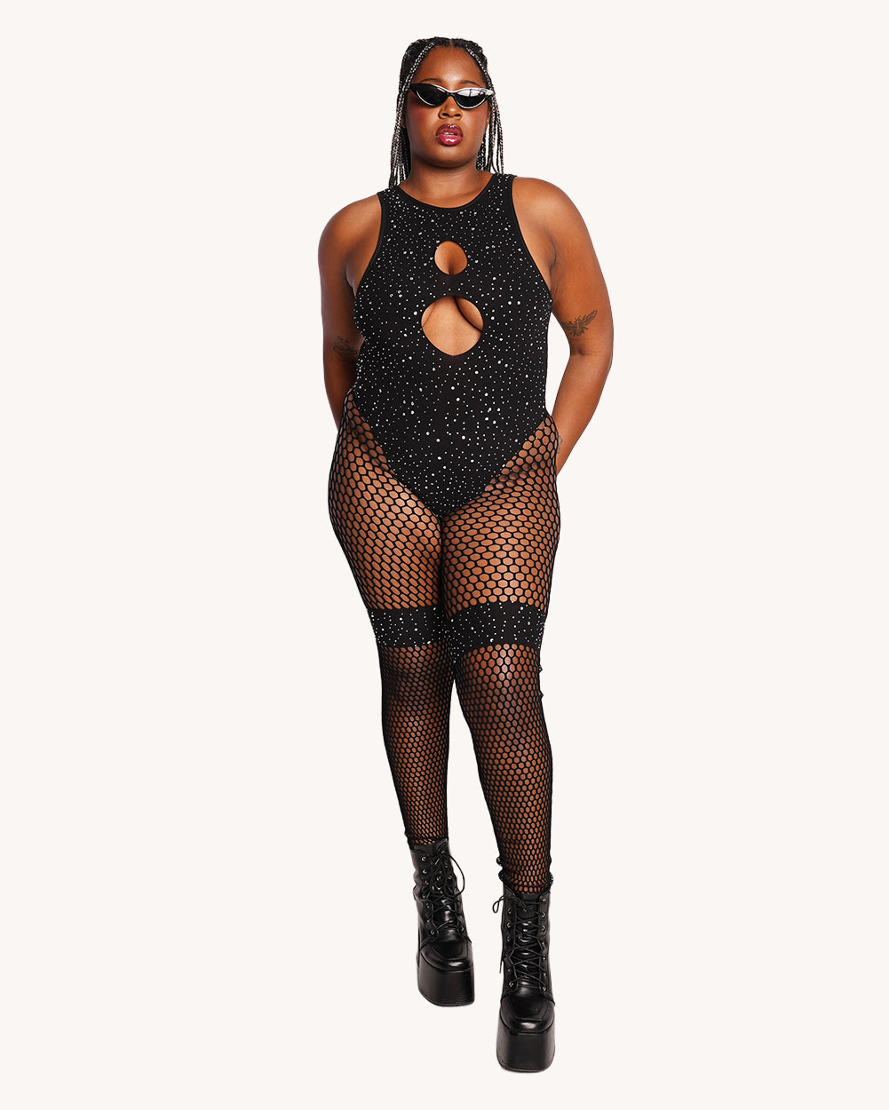 Rhinestone Brat Jumpsuit - Image 3