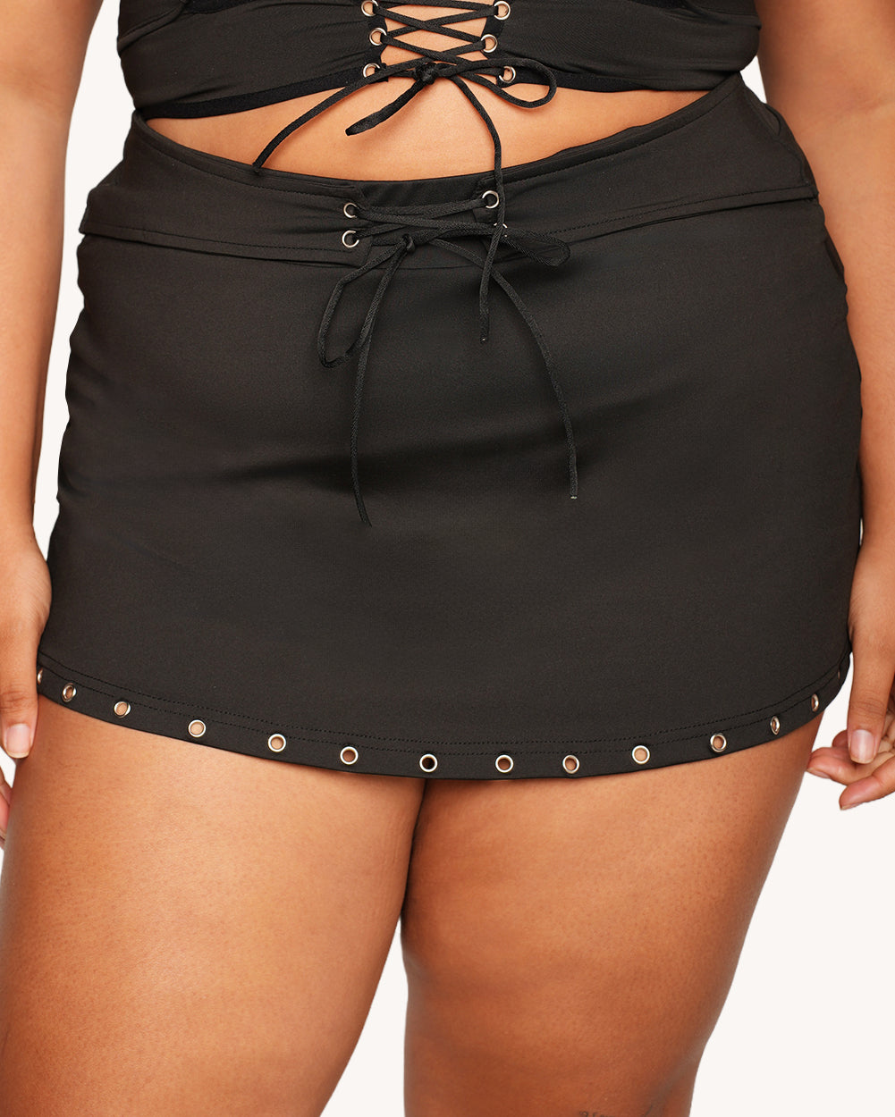 Riot Lace-Up Skirt - Image 37901121618103