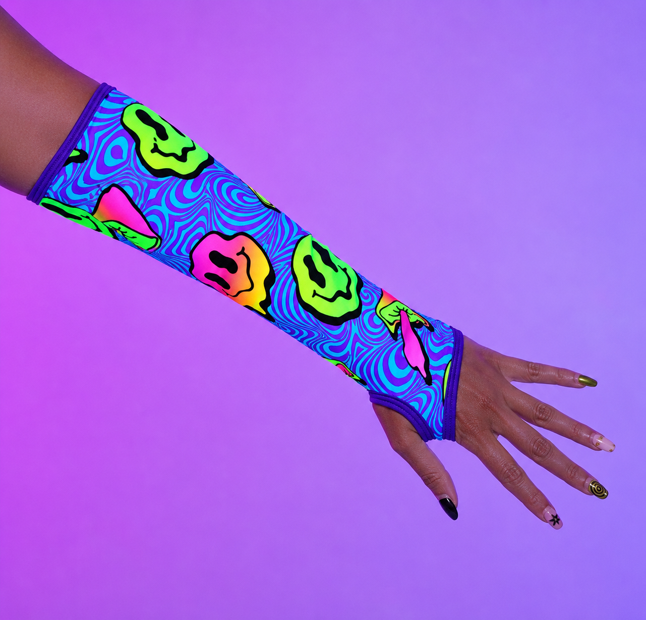 Rolita Couture x iHR Shroomface Arm Gloves - Image 36492577308855