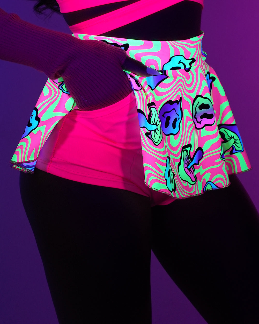 Rolita Couture x iHR Am I Tripping Micro Skort - Image 1