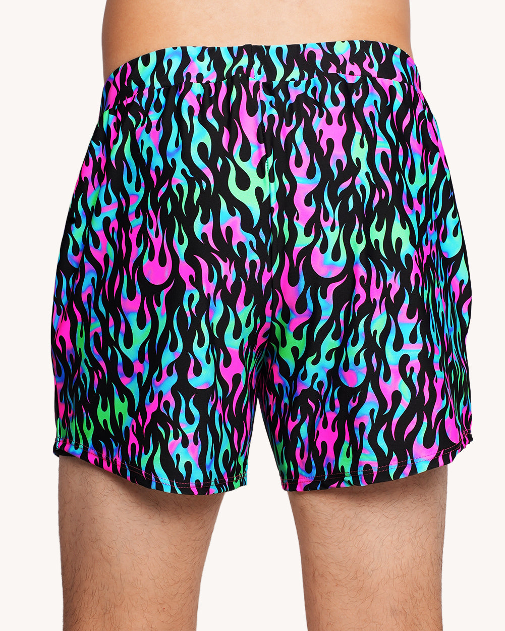 Rolita Couture x iHR Blacklight Blaze Camp Shorts - Image 37168895426743