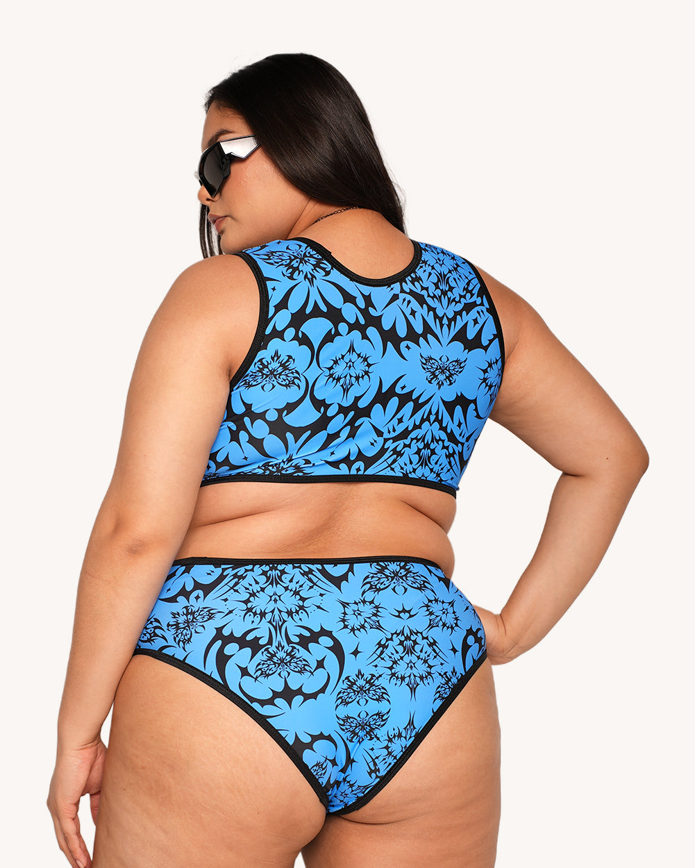 Rolita Couture x iHR Digital Hex Cutout Bodysuit - Image 6