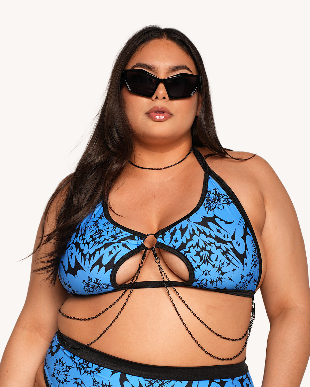 Rolita Couture x iHR Digital Hex Rebel Chain Top - Image 3