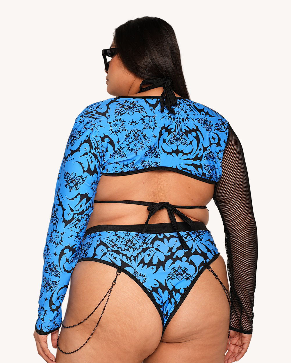 Rolita Couture x iHR Digital Hex Ultra Crop Top - Image 34928704585911