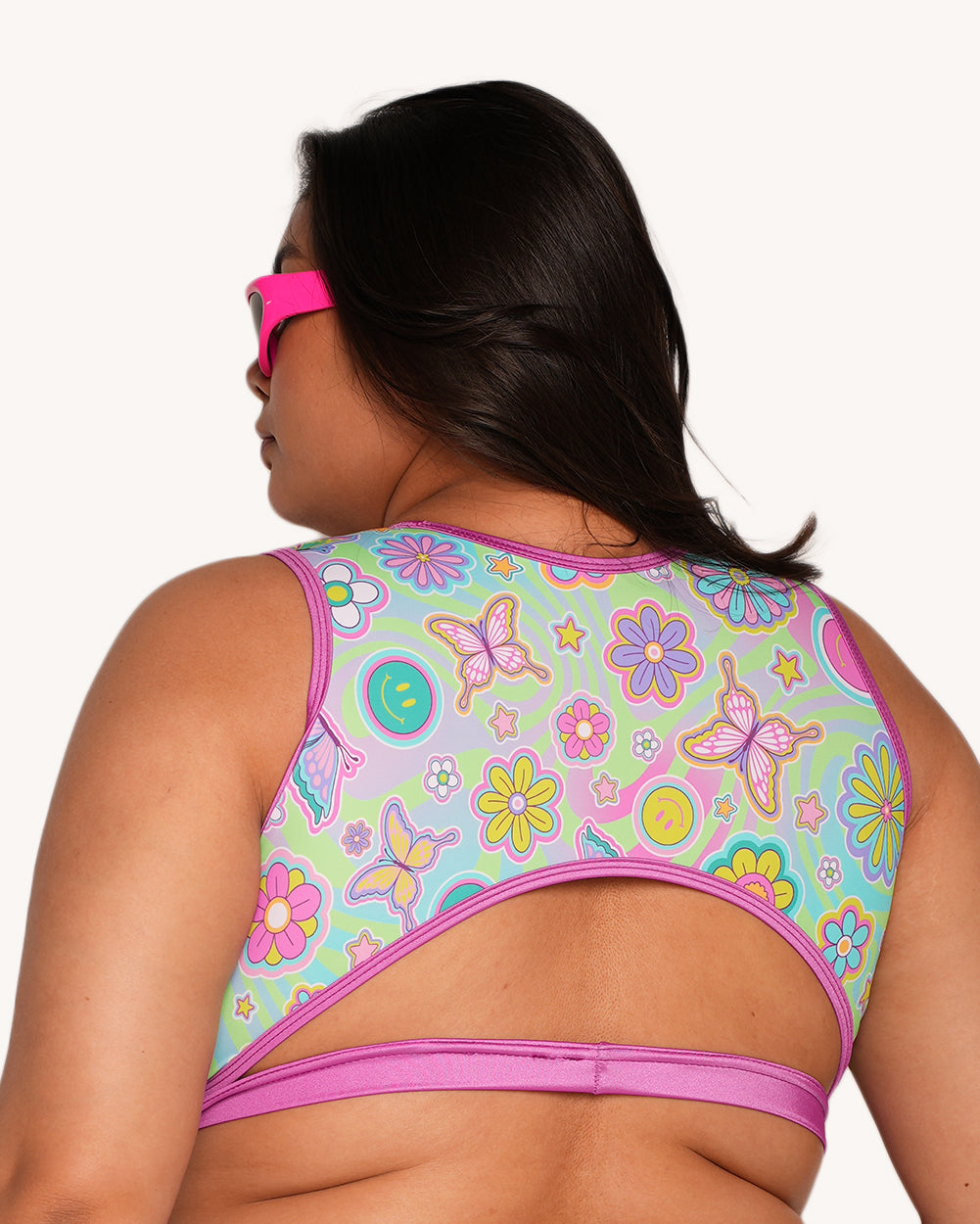 Rolita Couture x iHR Groove Garden Cut Out Top - Image 5