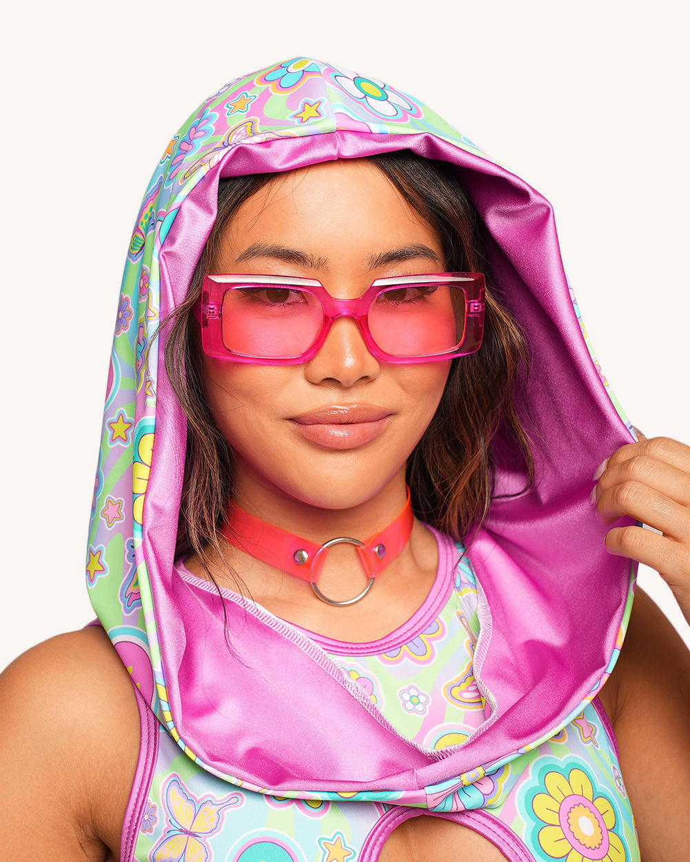 Rolita Couture x iHR Groove Garden Hood - Image 2